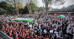 Dari Kota Bandung, Semangat Bela Palestina Menggema