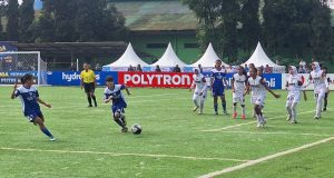 Persib Putri Raih Kemenangan di pekan kedua Hydroplus Soccer League 2025/2026. (Fifi Nofita)