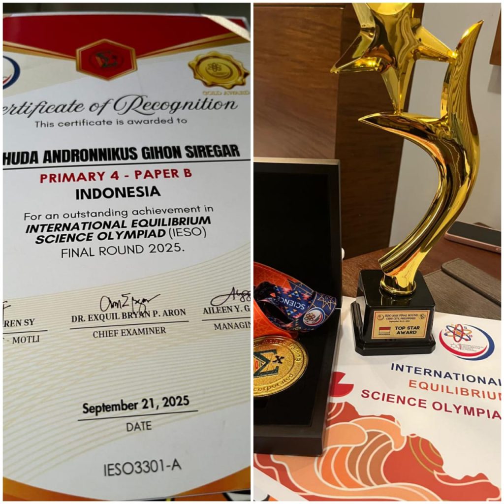 Harumkan Indonesia di Kompetisi IESO 2025, Gihon Sukses Bawa 2 Penghargaan ke Tanah Air