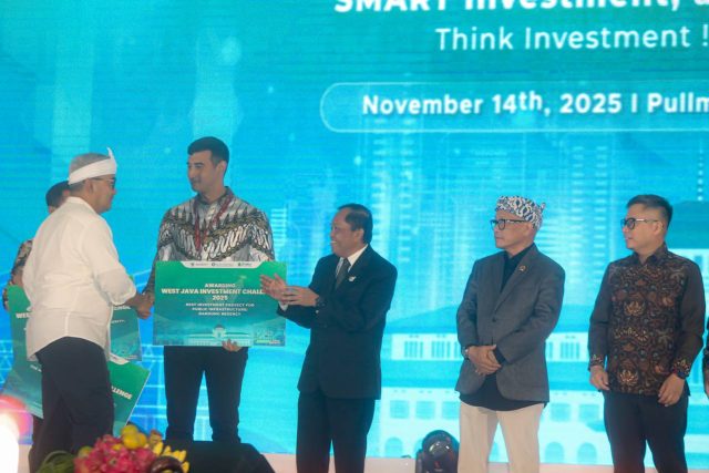 Kota Bandung Raih Penghargaan ‘The Most Attractive Investment Project’ di WJIS 2025