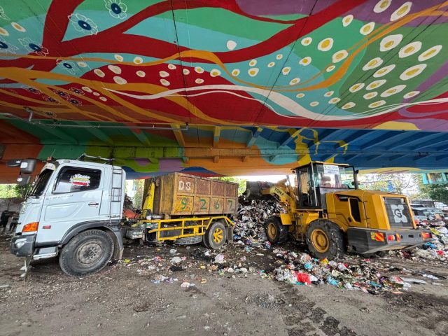 Kini Area Kolong Jembatan Pasupati Tak Lagi Jadi TPS