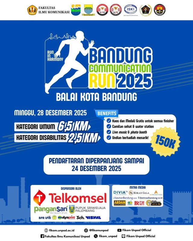 Bandung Communication Run 2025: Event Lari Liburan Akhir Tahun di Kota Bandung