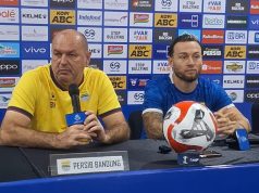 Pelatih Persib, Bojan Hodak dan Marc Klok. (Fifi Nofita)