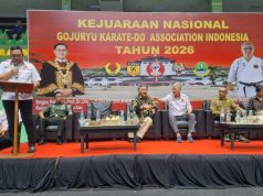Pembukaan Kejurnas Goju Ass 2026 ini berlangsung pada Sabtu (4/4/2026).