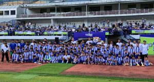 Ratusan Anak Antusias Ikuti Coaching Clinic PersibDay Festival di GBLA. (Media officer Persib)