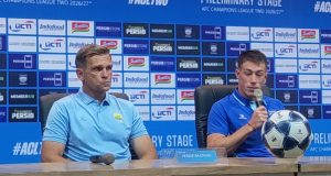 Winger Persib Bandung, Mariano Peralta (kanan). (Fifi Nofita)