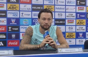 Kapten tim Persib Bandung, Marc Klok. (Fifi Nofita)